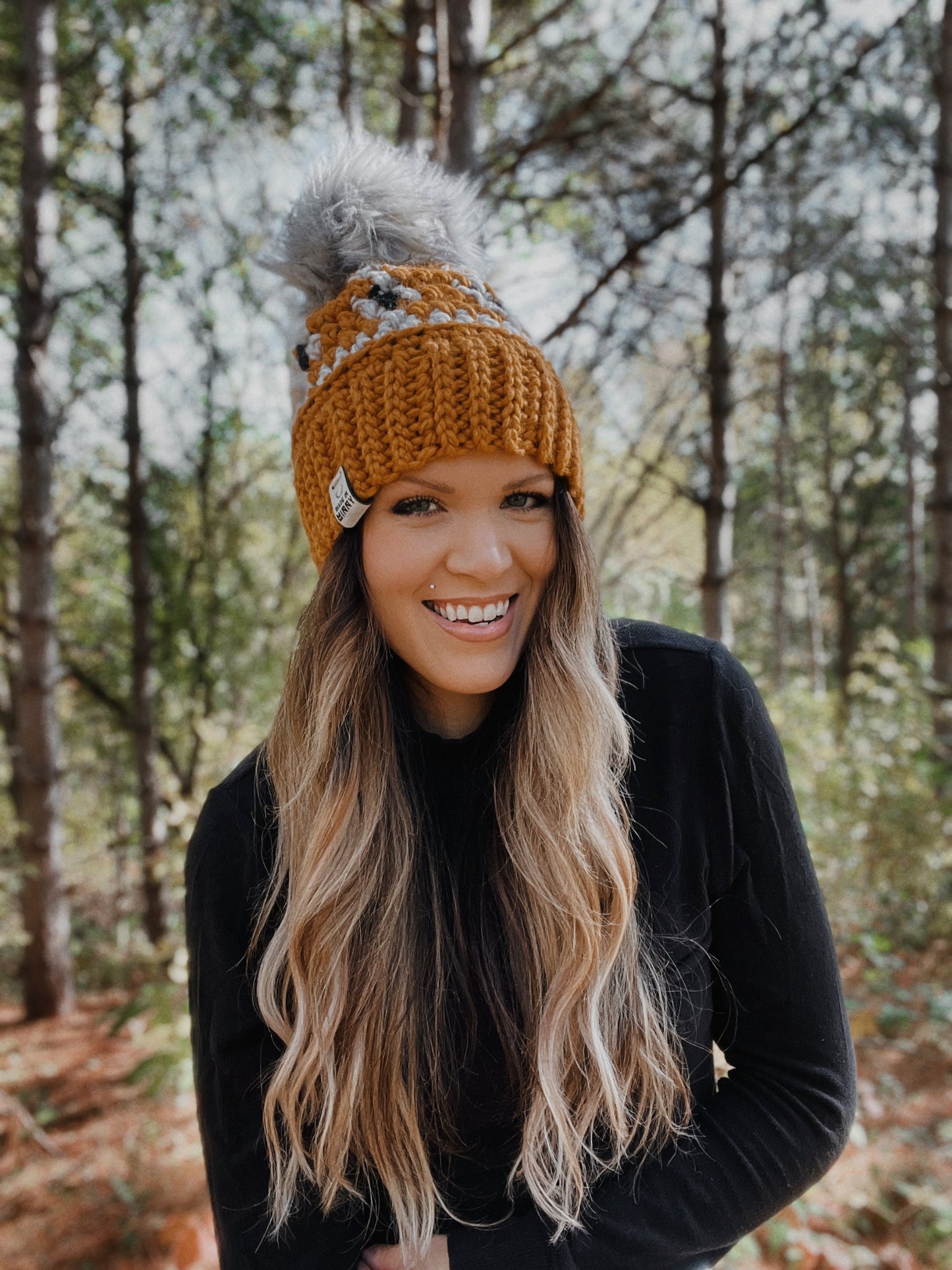 Diamond Pattern Beanie