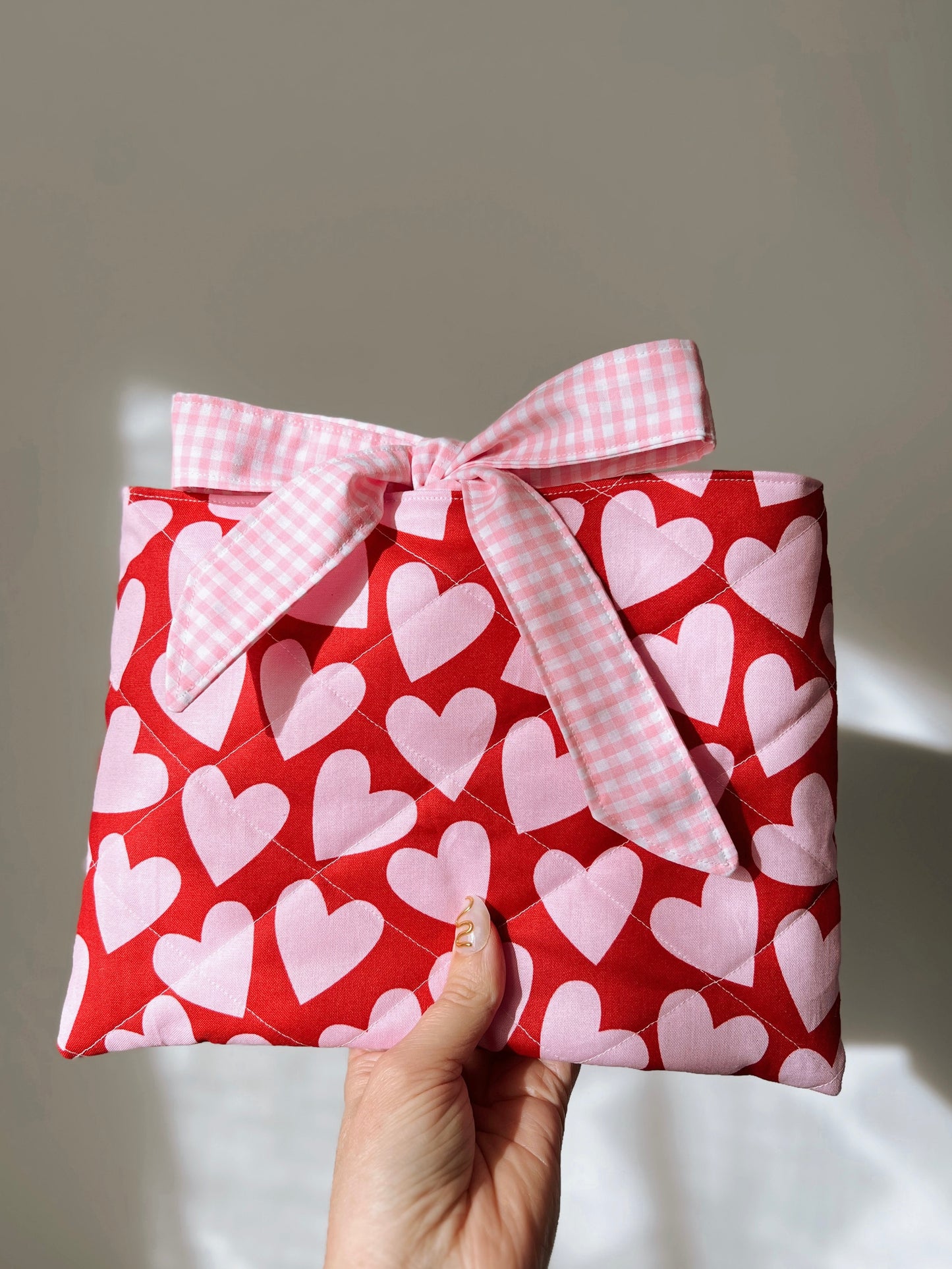 Love Notes Quilted Book Sleeve