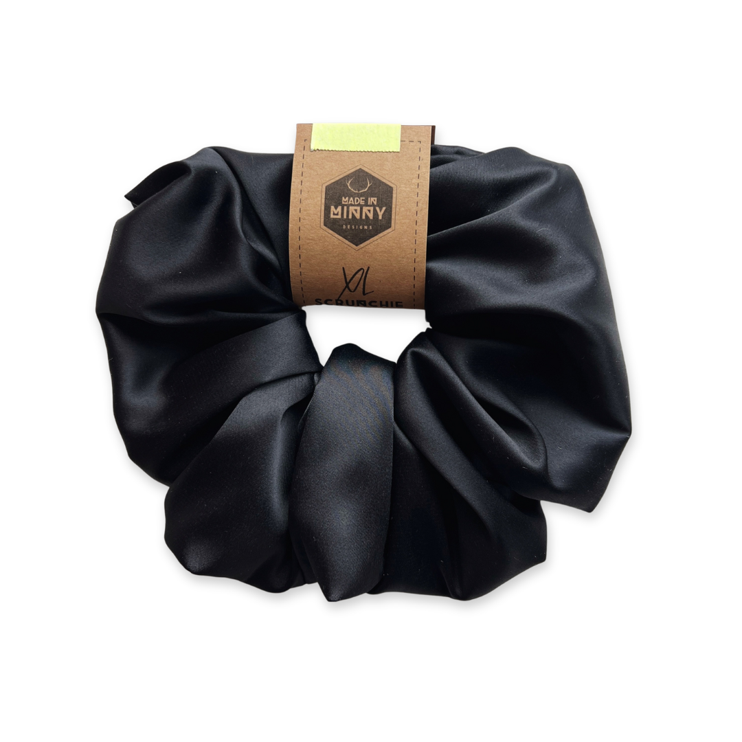 Black Silky XL Scrunchie *1 left!