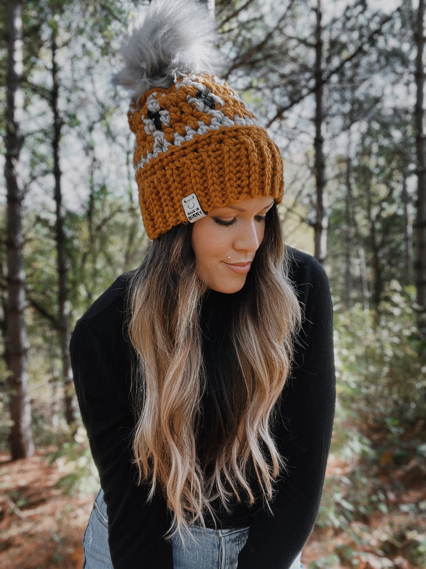 Diamond Pattern Beanie