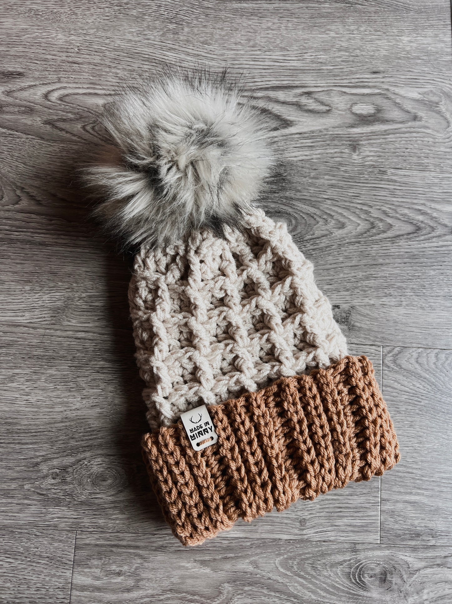 Crochet Pattern: Chunky Waffle Fold Beanie