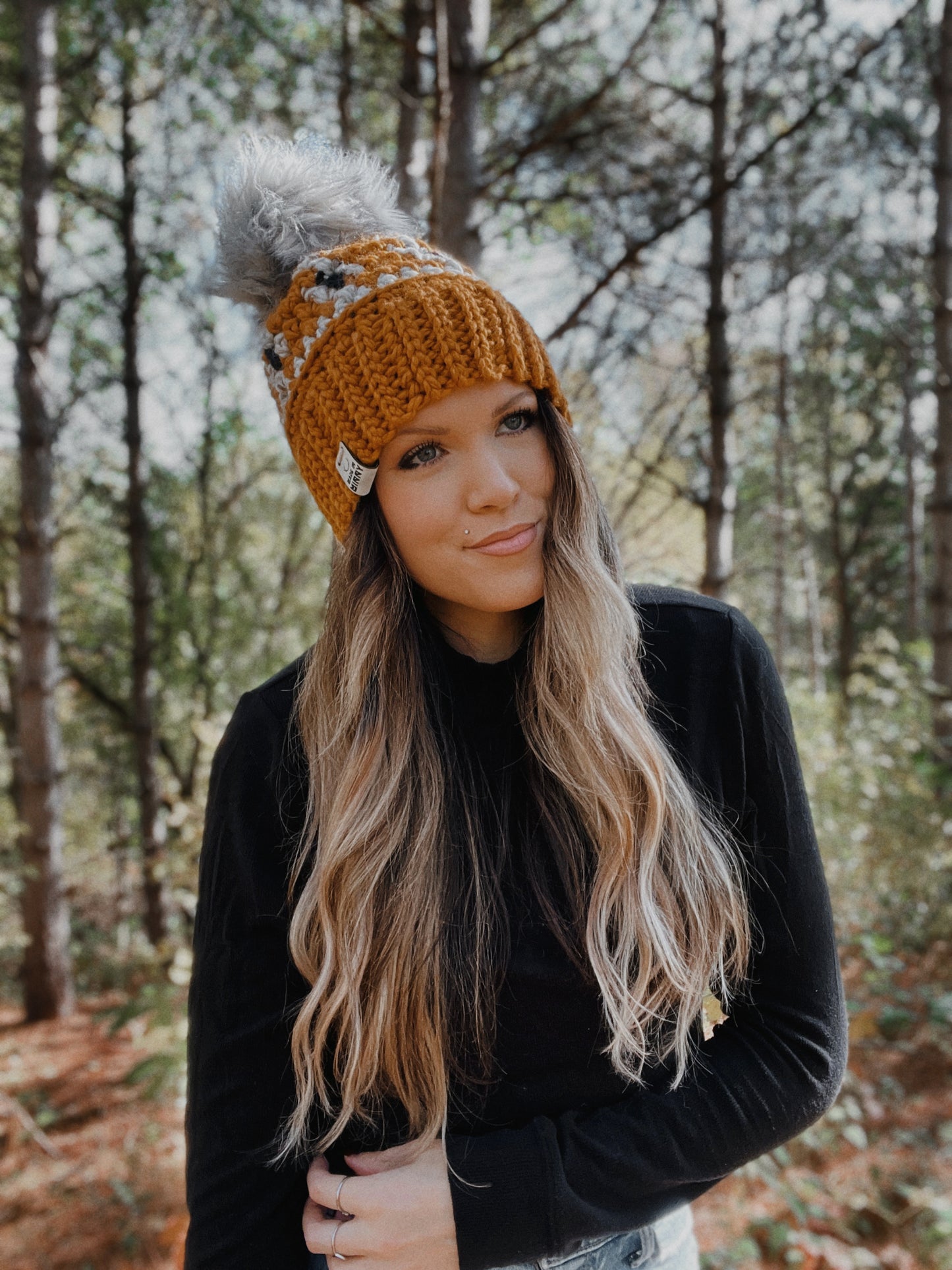 Diamond Pattern Beanie