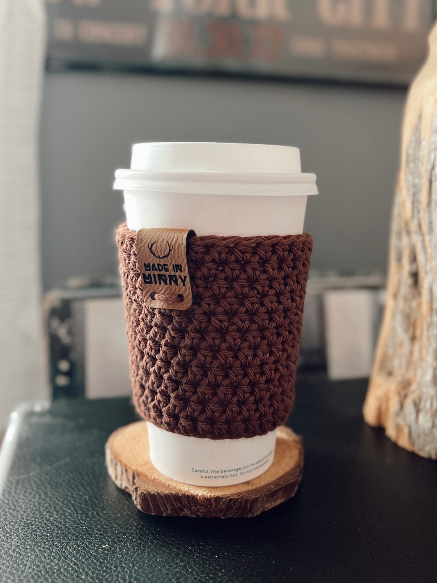 Coffee Cup Sleeve | Chocolate Brown