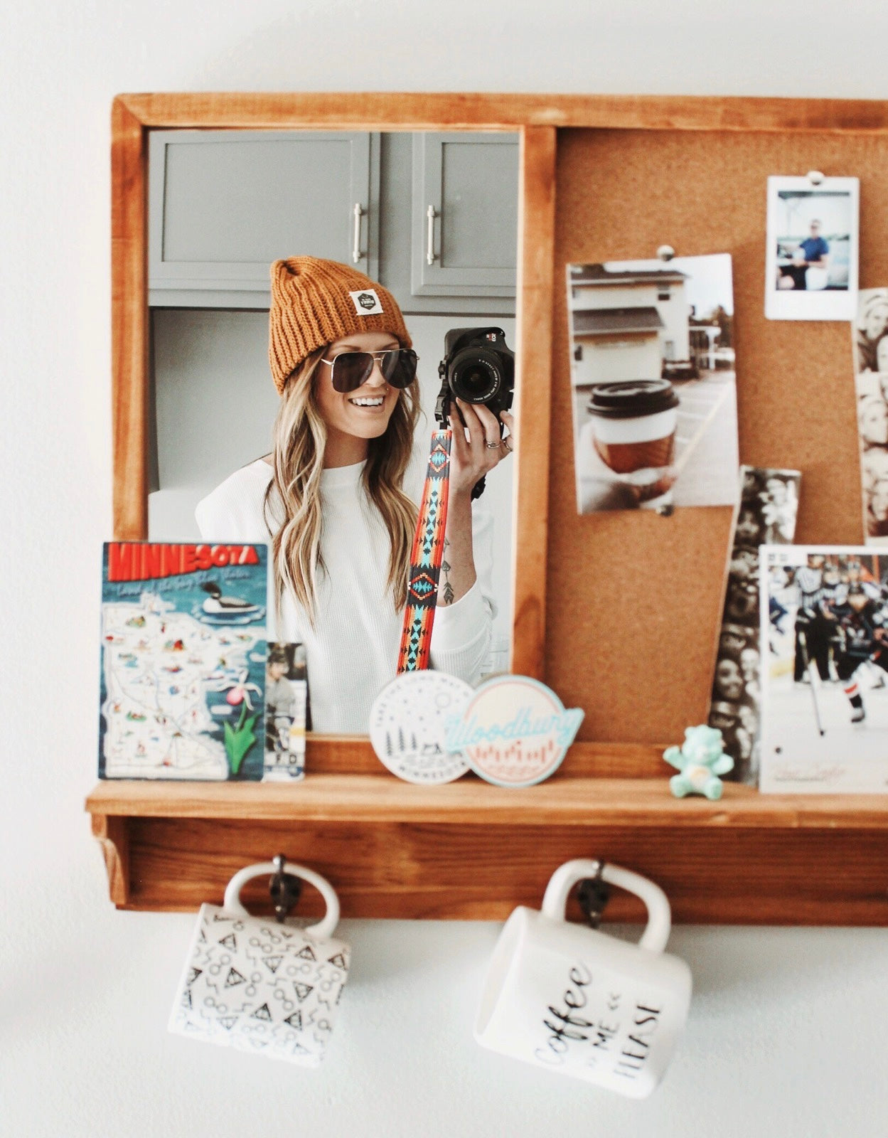 Double Brim Beanie | Antique Gold