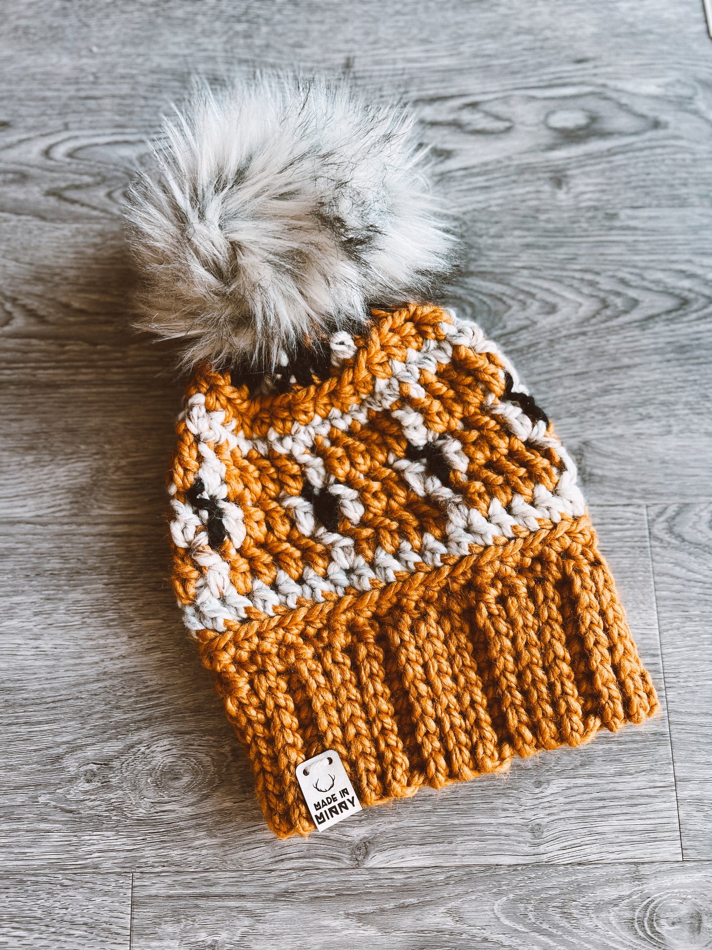 Diamond Pattern Beanie