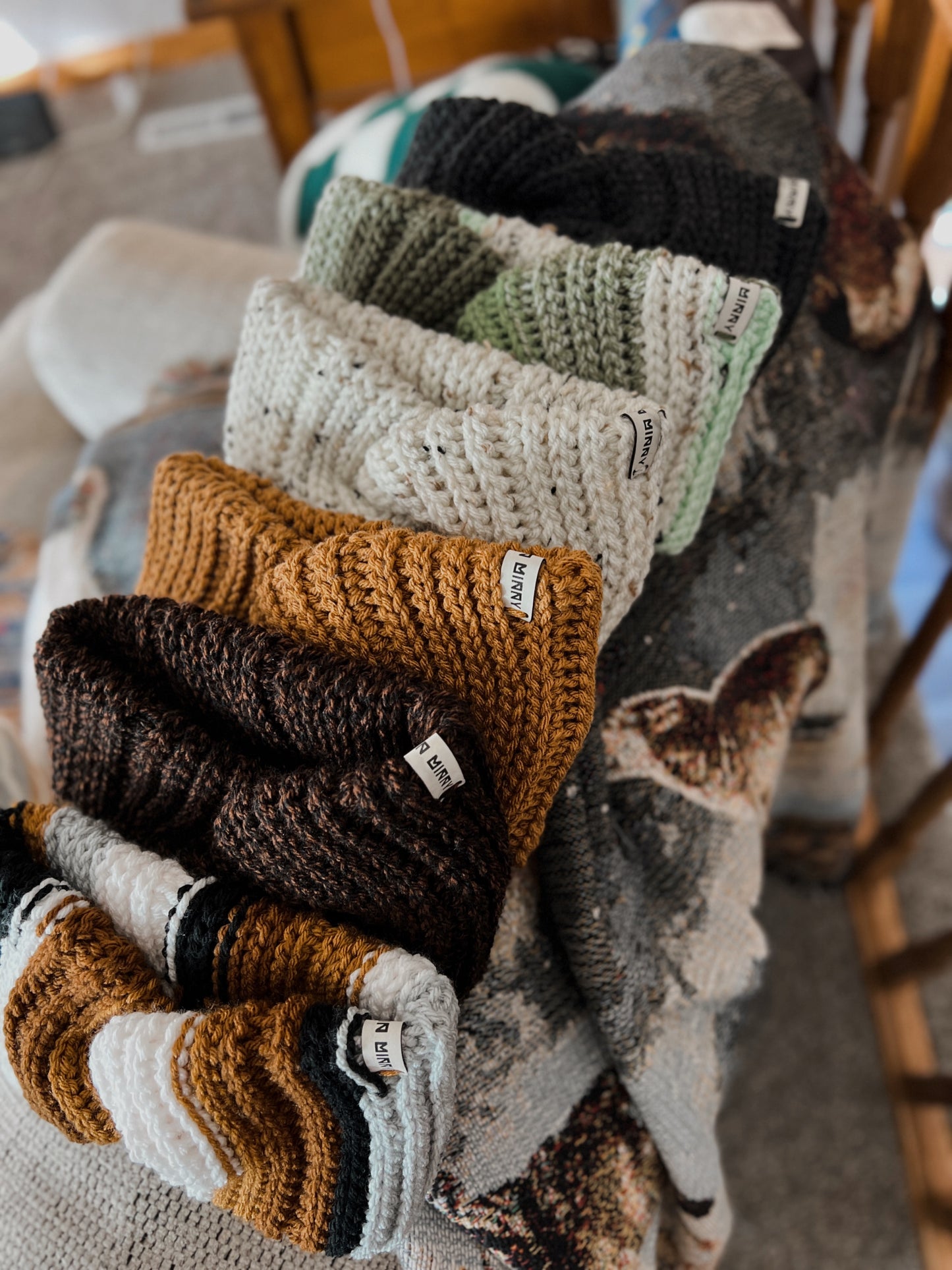 Cozy Ear Warmer | White Fleck