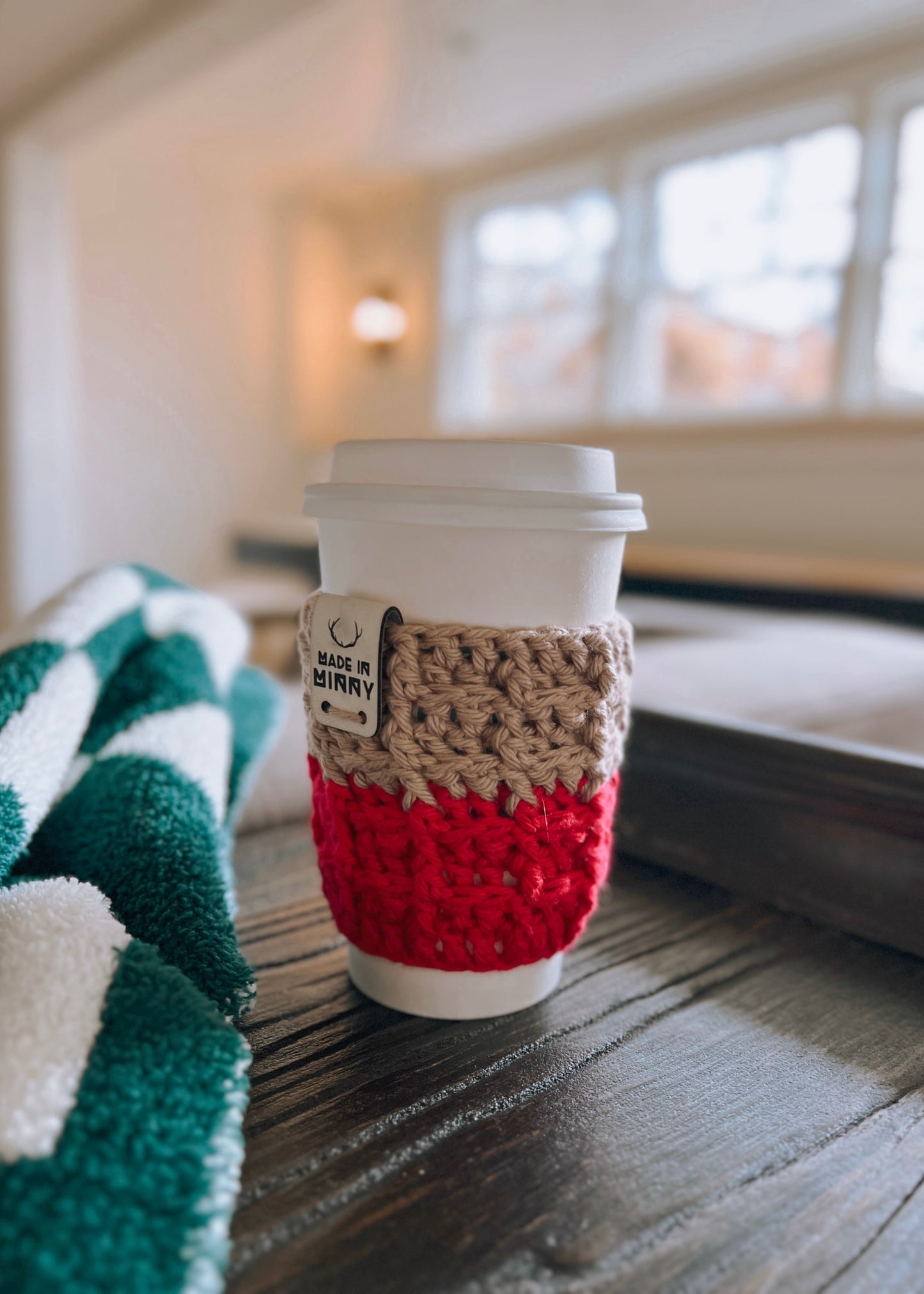 Crochet Pattern: Waffle Coffee Cup Sleeve