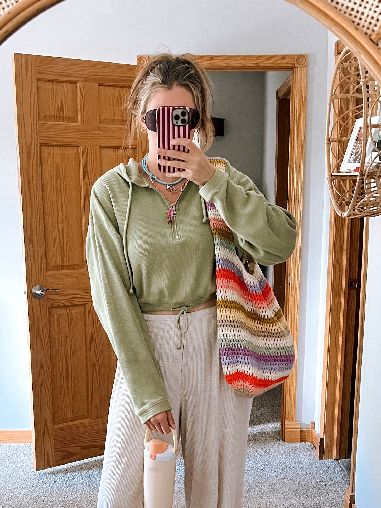 Slouchy Summer Tote Bag | Happy Day