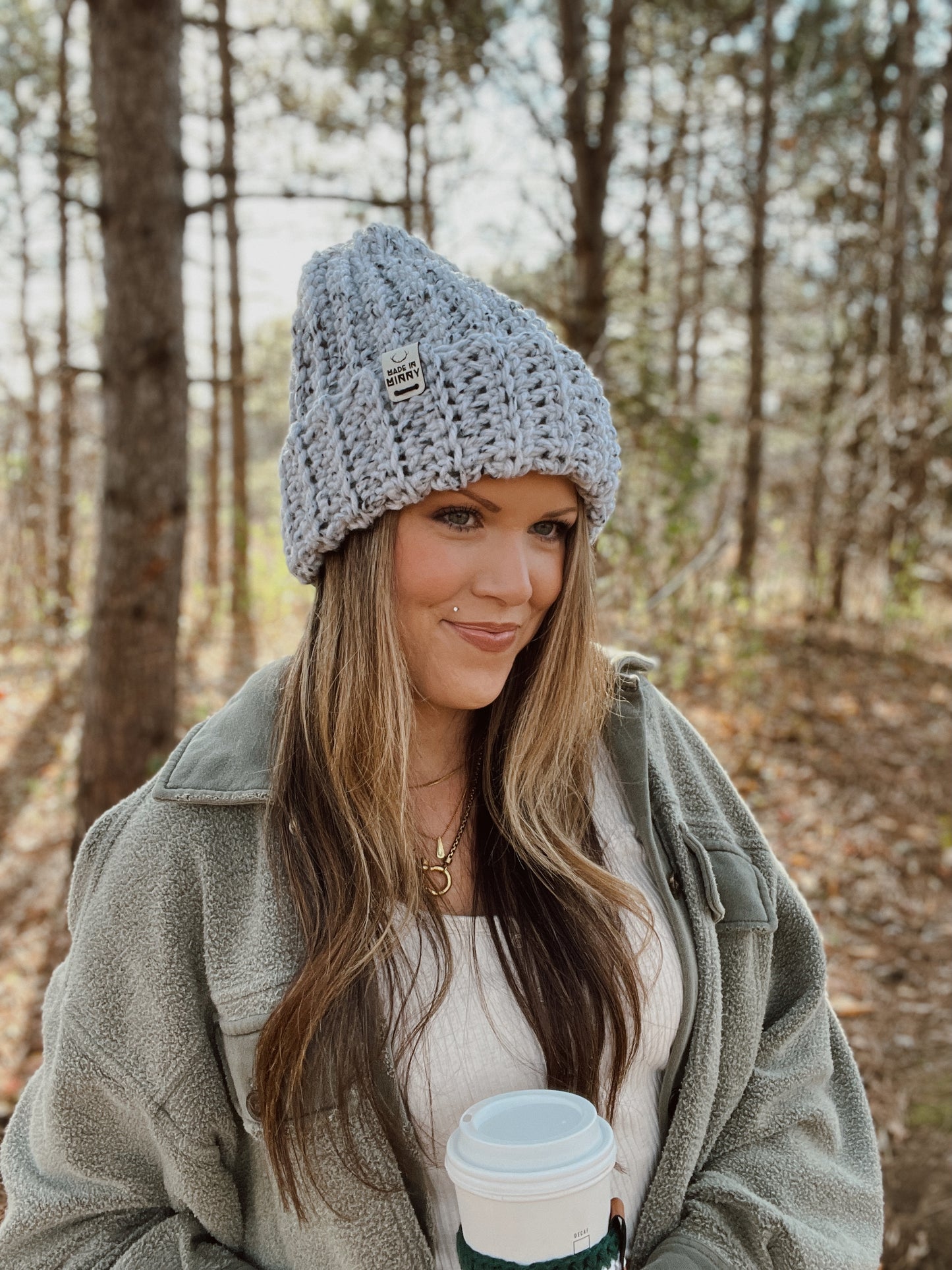 Cloudfold Beanie | Bulky Light Gray Fleck – Limited Edition