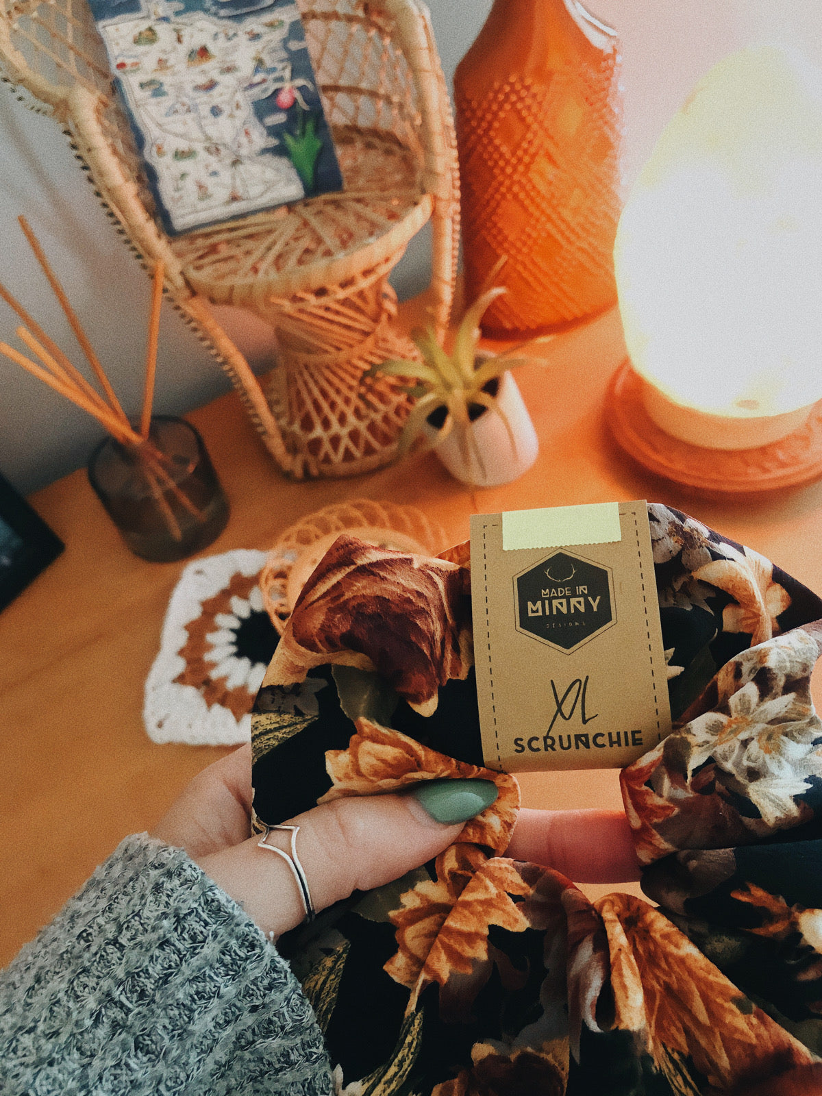 Autumn Floral XL Scrunchie