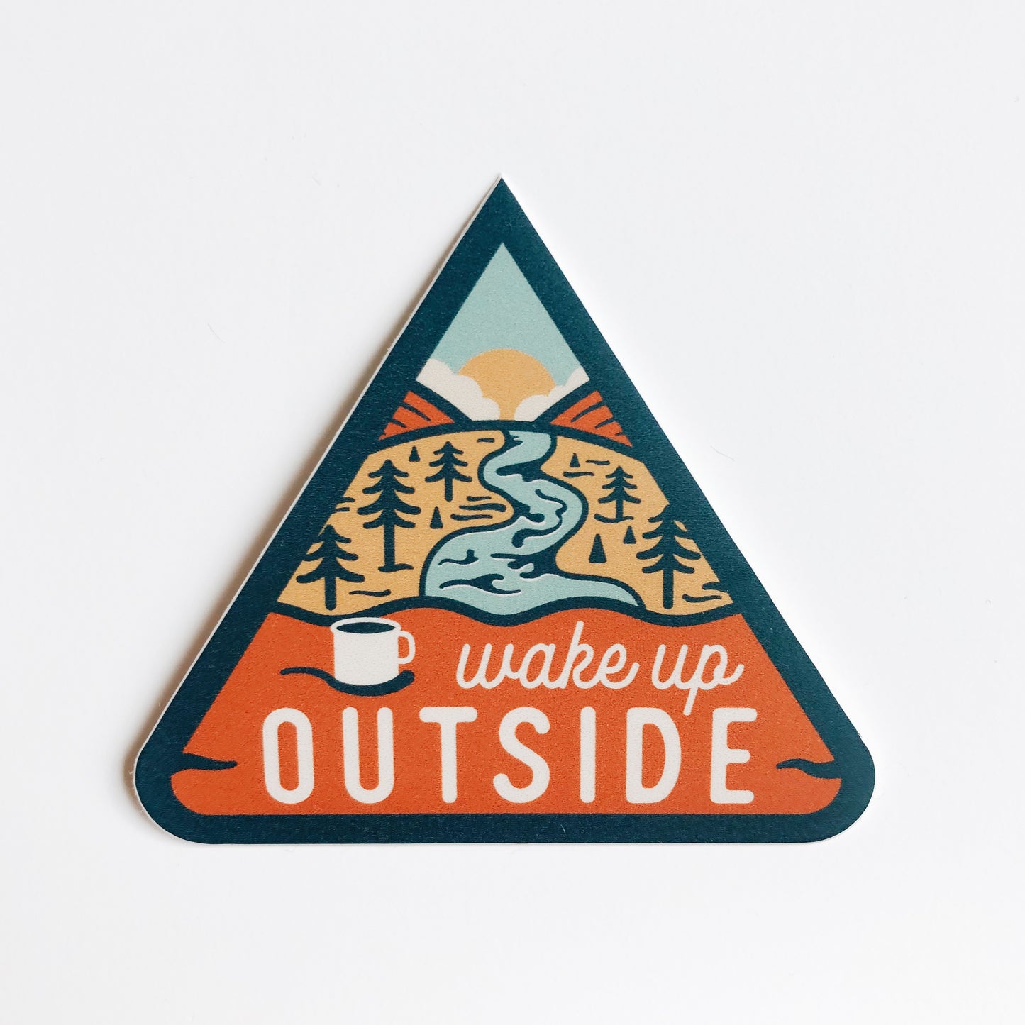'Wake Up Outside' Vinyl Sticker