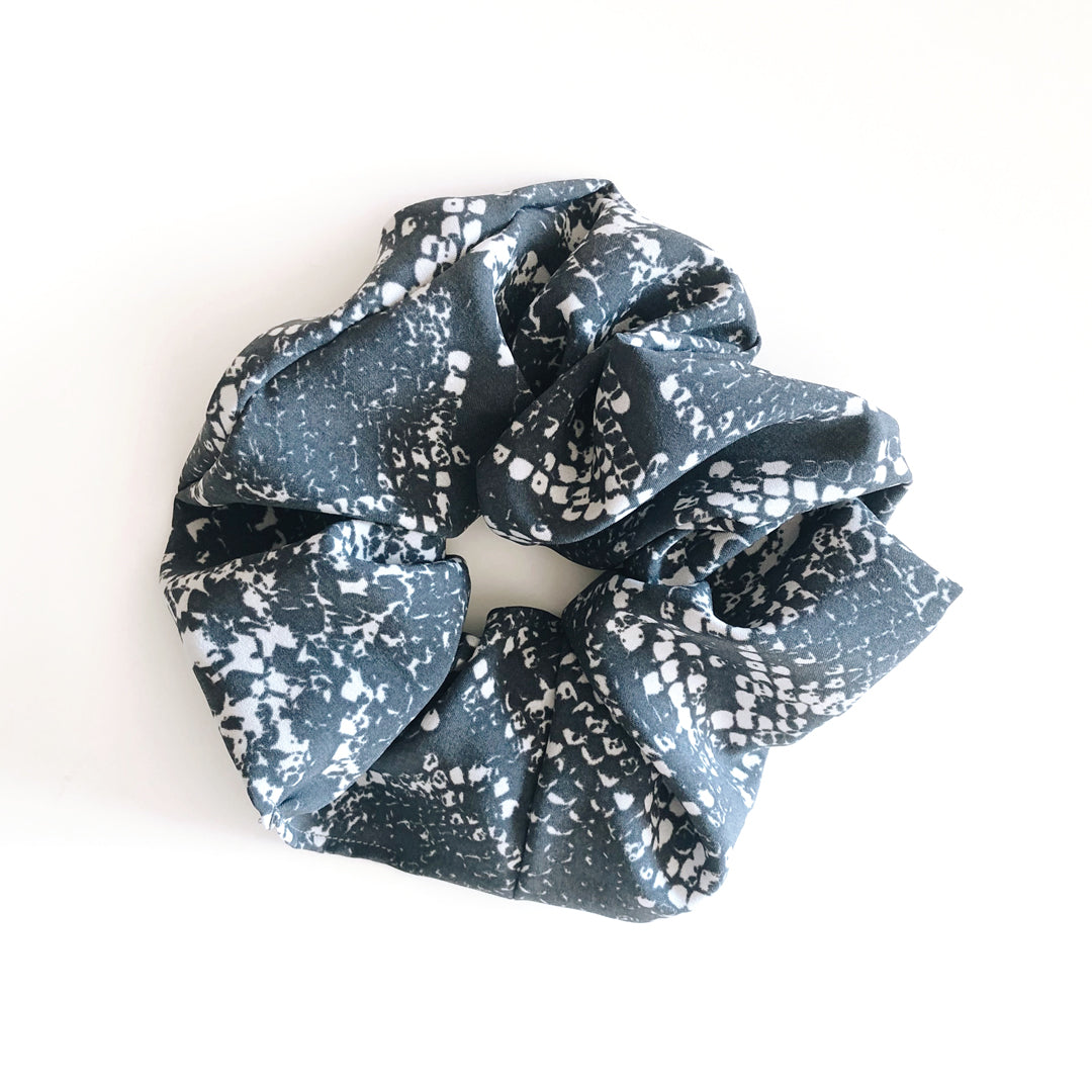 Gray Snakeskin XL Scrunchie