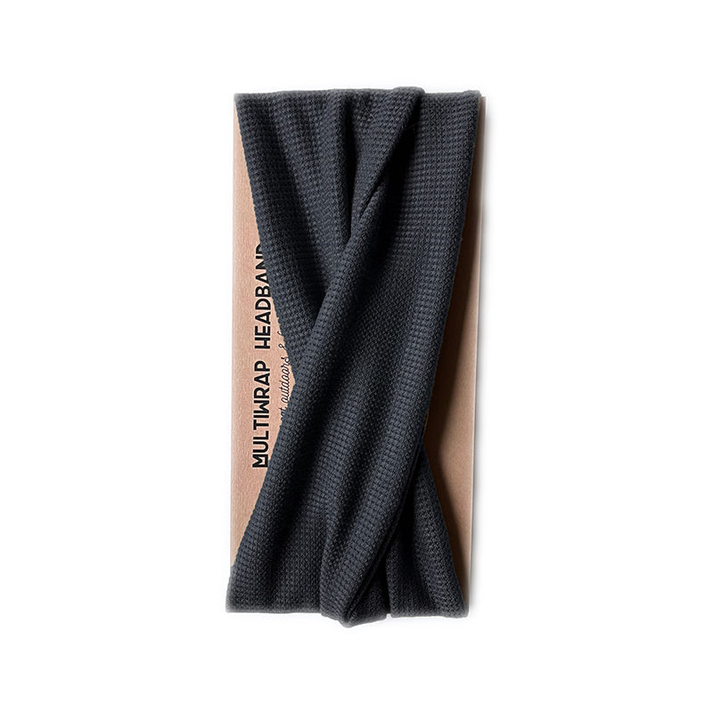 Multiwrap Headband | Black Waffle