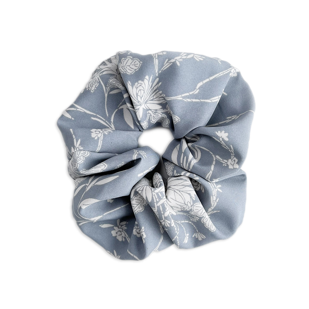 Light Blue Floral XL Scrunchie