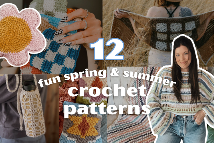 Spring Crochet Patterns to Refresh your Creativity | Made in Minny Blog ...