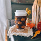 Coffee Cup Sleeve | Brown Pumpkin