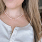Soft Spring Dainty Beaded Necklace