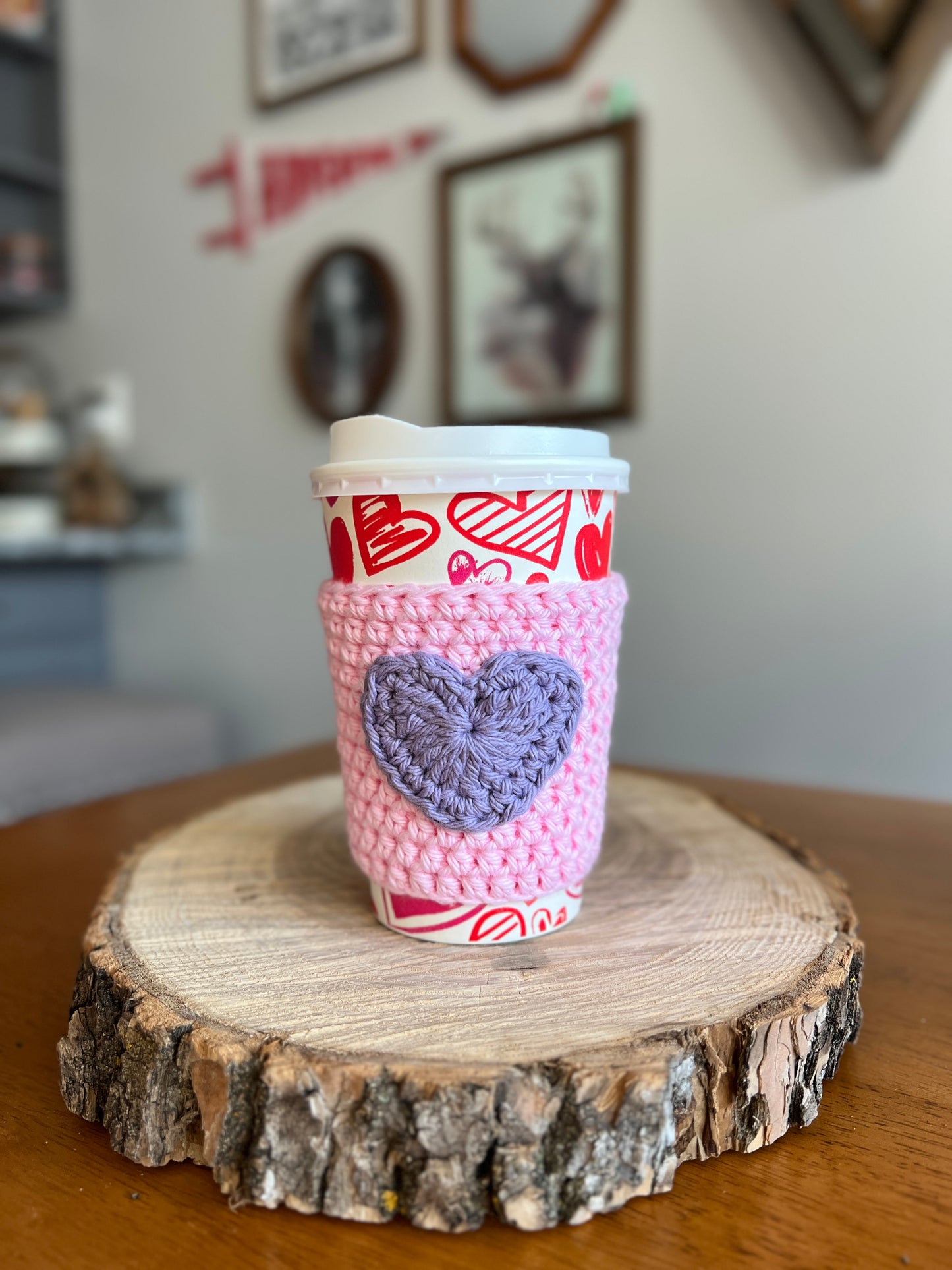 Coffee Cup Sleeve | Purple Heart