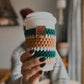 Coffee Cup Sleeve | Vintage Stripe | Woodsy Pines