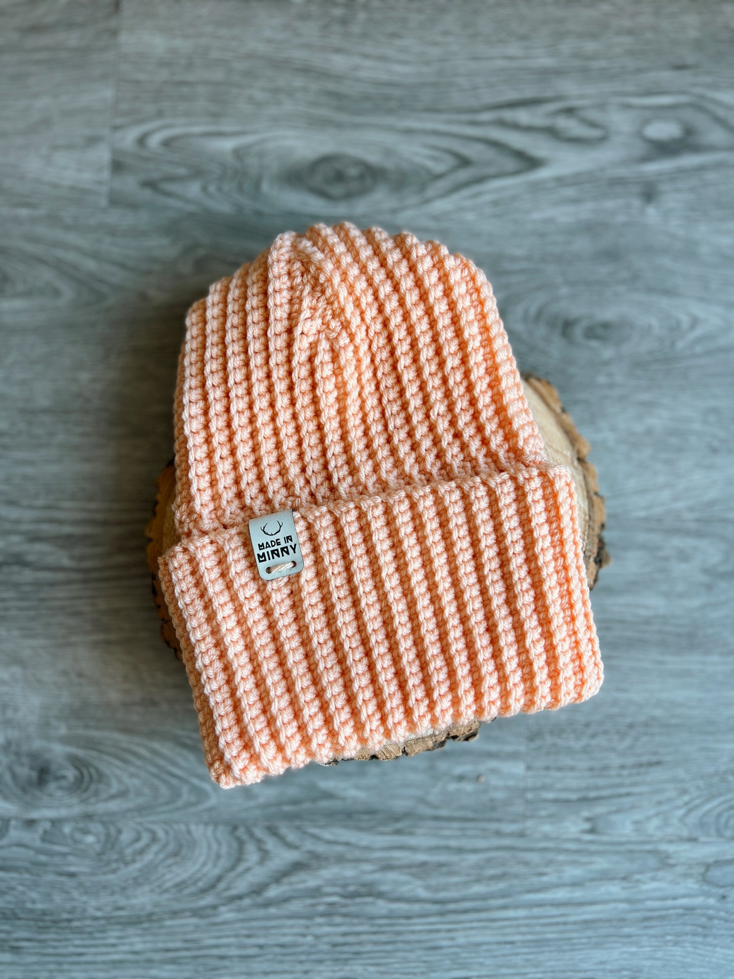 Daily Ribbed Beanie | Pale Peach