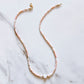 Soft Spring Dainty Beaded Necklace