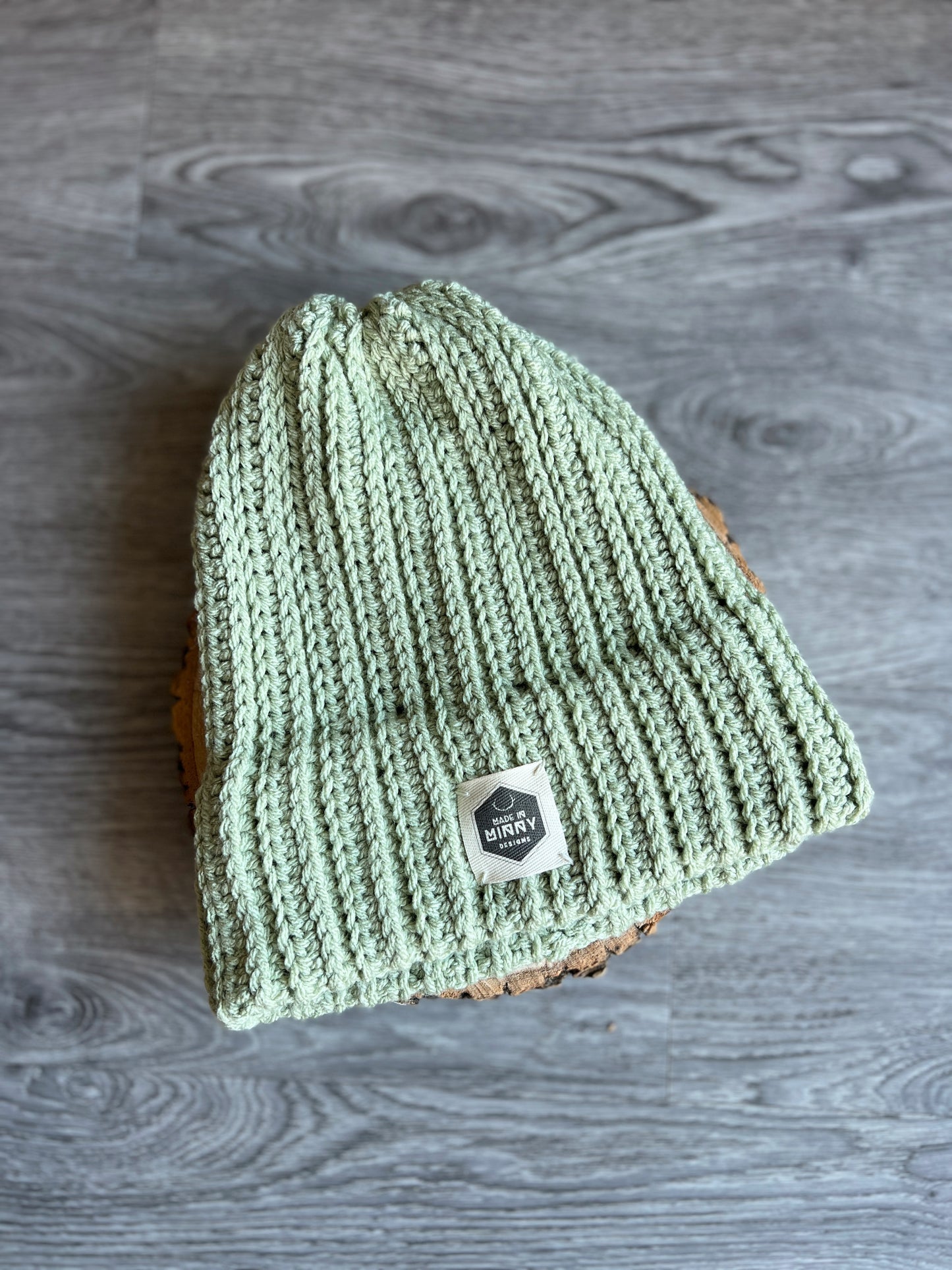 Double Brim Beanie | Sage Green