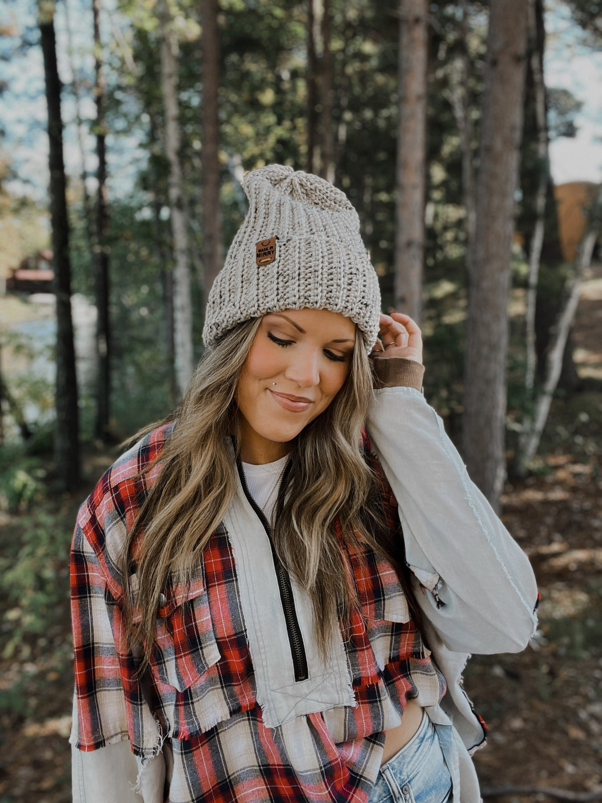 Cloudfold Classic Beanie | Oatmeal Fleck