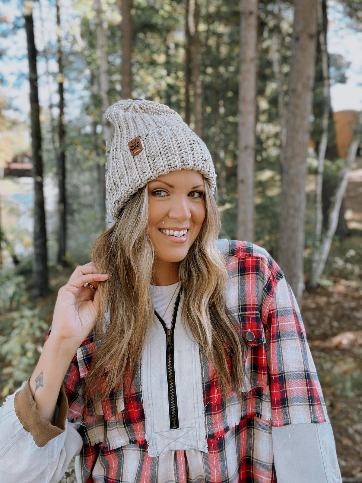 Cloudfold Classic Beanie | Oatmeal Fleck