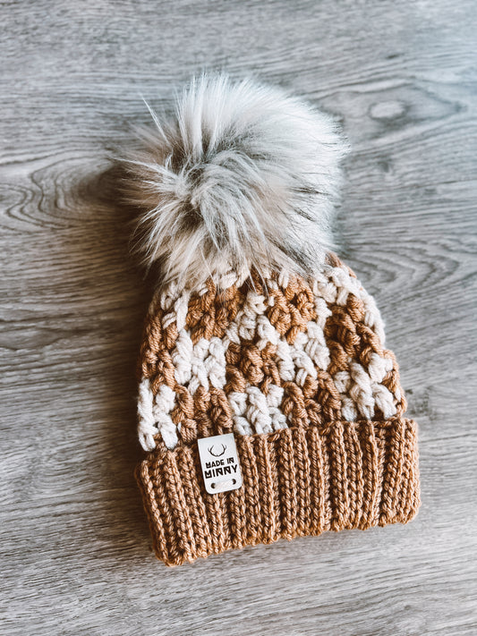 Baby Beanie | Chunky Check [multiple sizes/made to order]