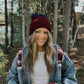 Cloudfold Classic Beanie | Burgundy & Navy Colorblock