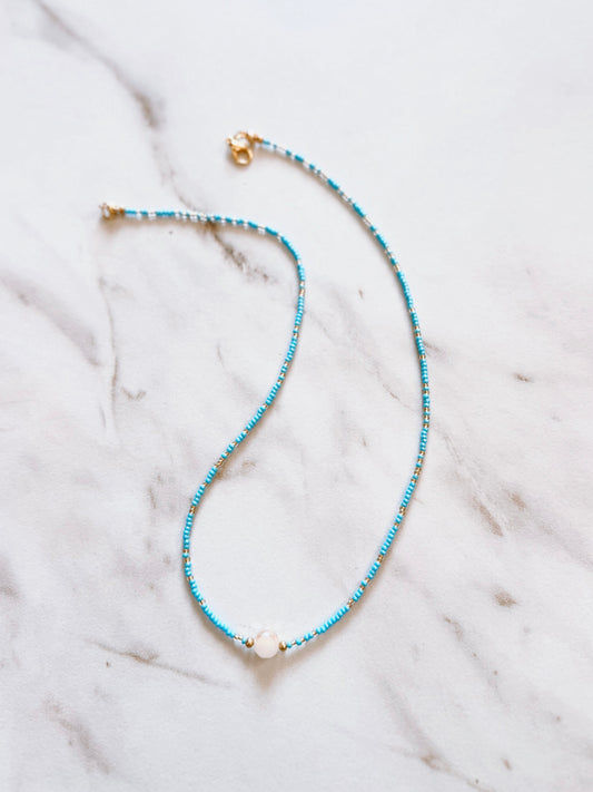 Skyline Dainty Beaded Necklace