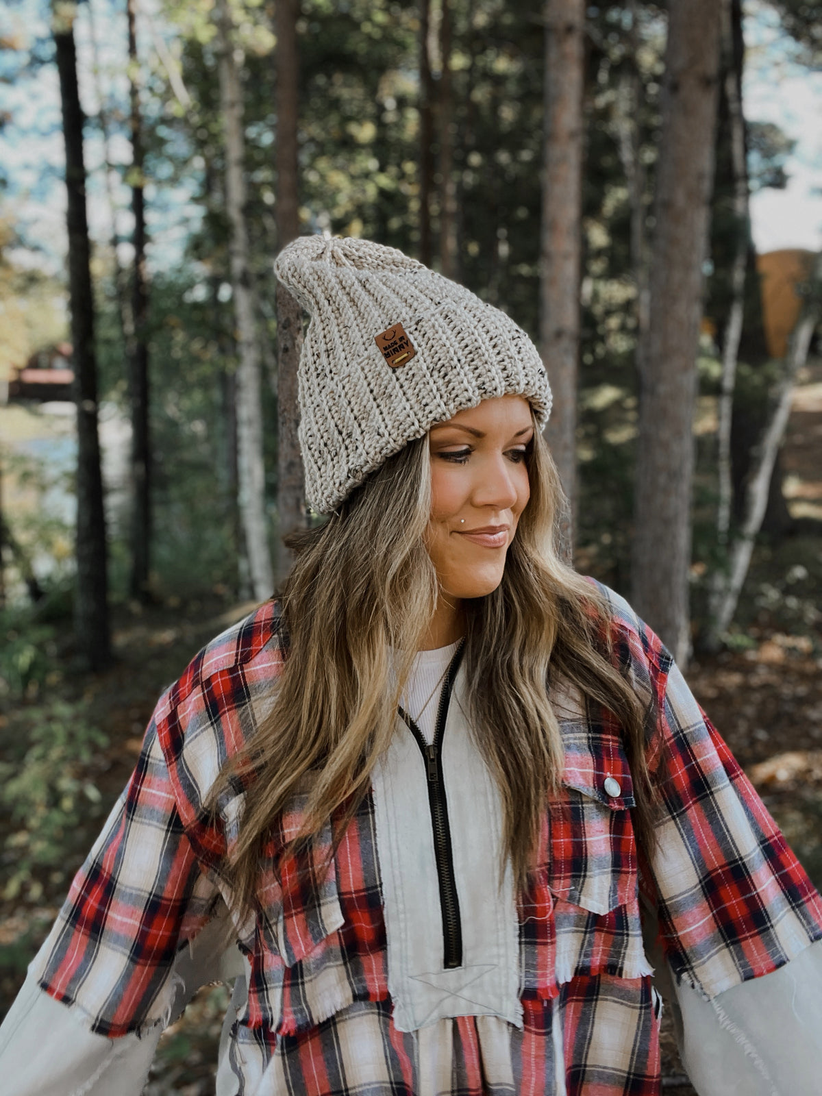 Cloudfold Classic Beanie | Oatmeal Fleck