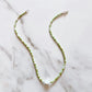 Evergreen Dainty Beaded Necklace