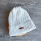 Double Brim Beanie | Antique White