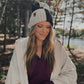 Cloudfold Classic Beanie | Black & Linen Colorblock