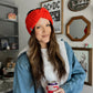 Cozy Ear Warmer | Bright Red