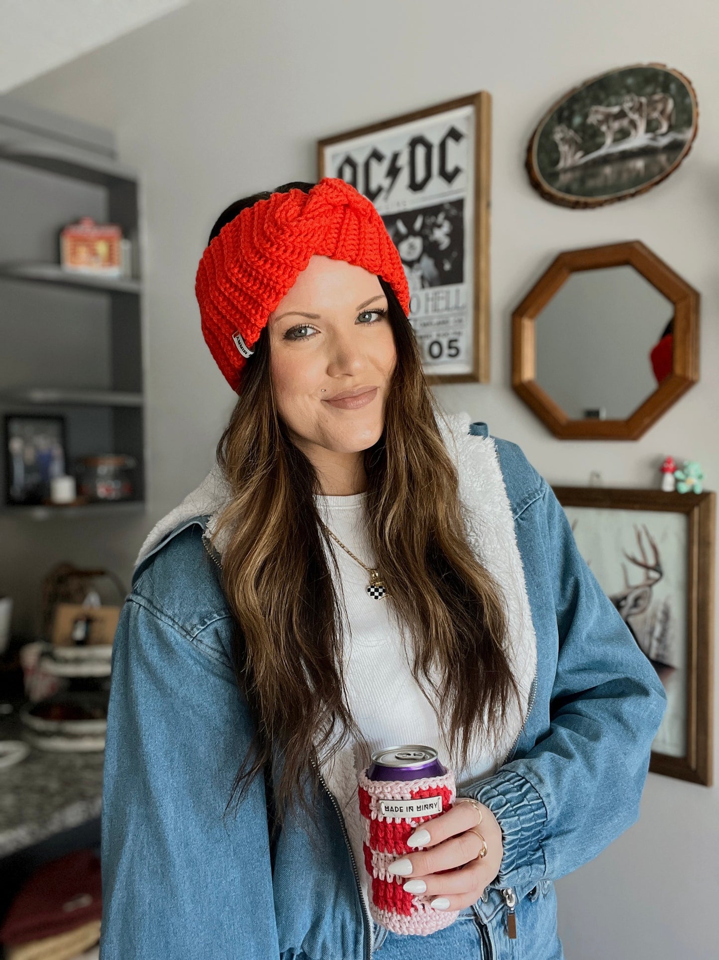 Cozy Ear Warmer | Bright Red