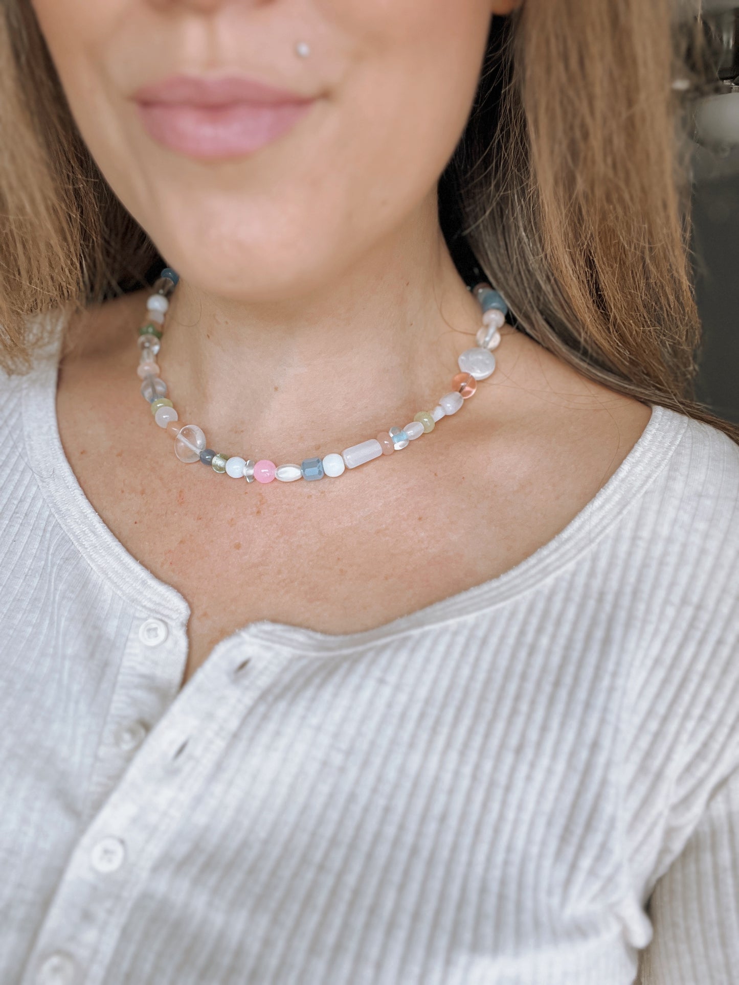 Daydream Statement Beaded Necklace