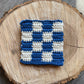 XL Check Crochet Coaster (multiple colors)