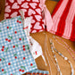 Cherry Picnic Quilted Book Sleeve