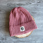 Double Brim Beanie | Mauve