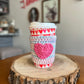 Coffee Cup Sleeve | Pink Heart