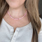 Let’s Love Dainty Beaded Necklace