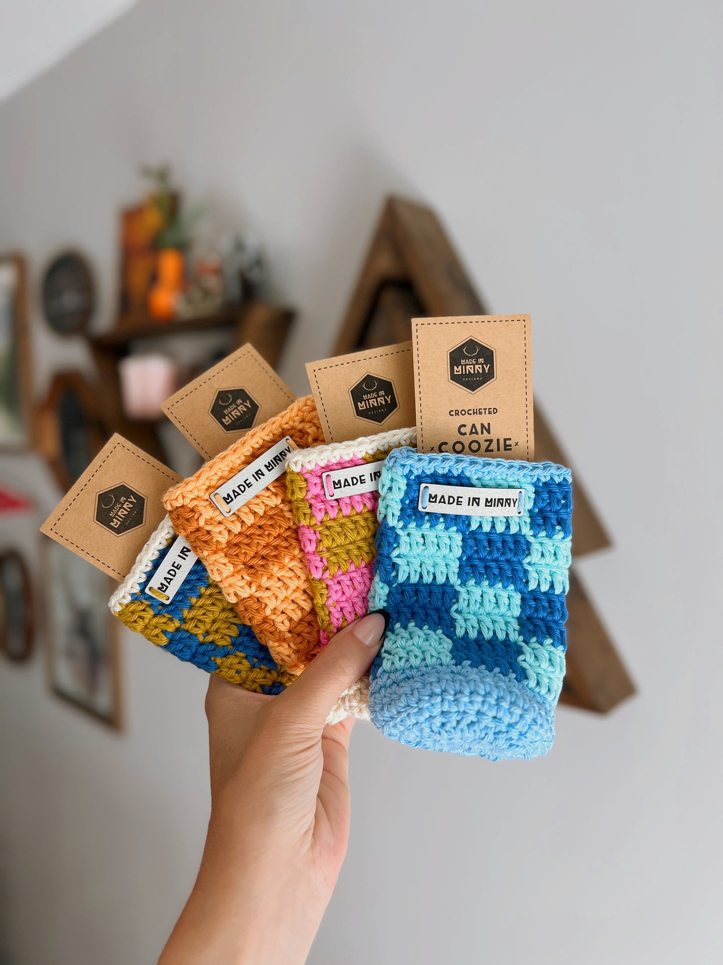 Crochet Pattern: Check Can Coozie