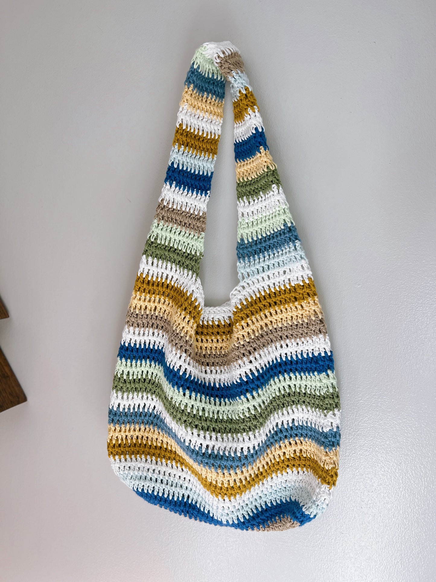 Slouchy Summer Tote Bag | Coastal Sunshine