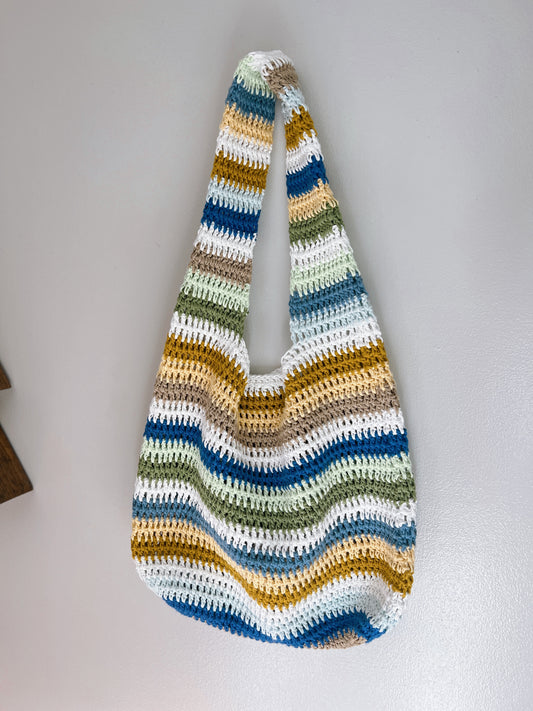 Slouchy Summer Tote Bag | Coastal Sunshine