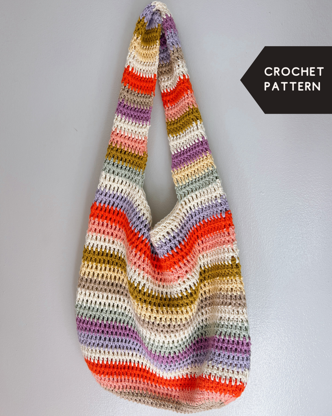 Crochet Pattern: Slouchy Summer Tote Bag