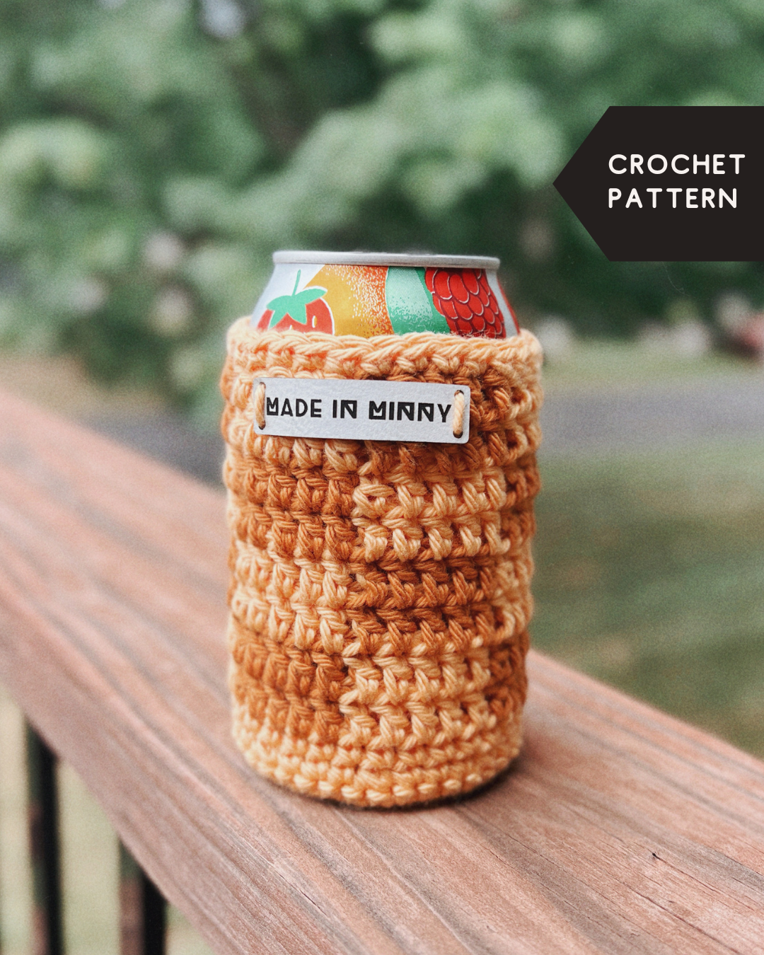 Crochet Pattern: Check Can Coozie