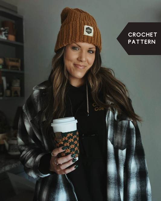 Crochet Pattern: Double Brim Beanie