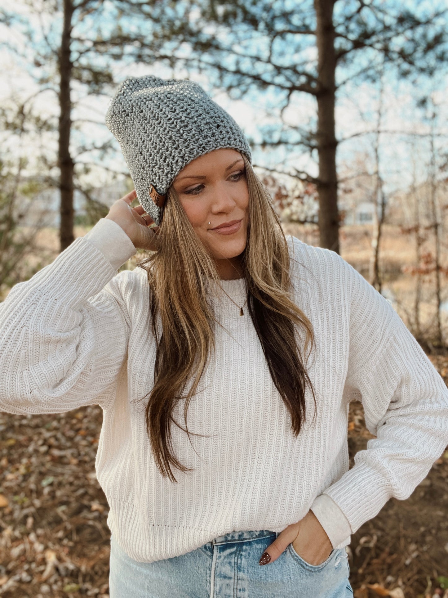 Minny Beanie | Gray Fleck